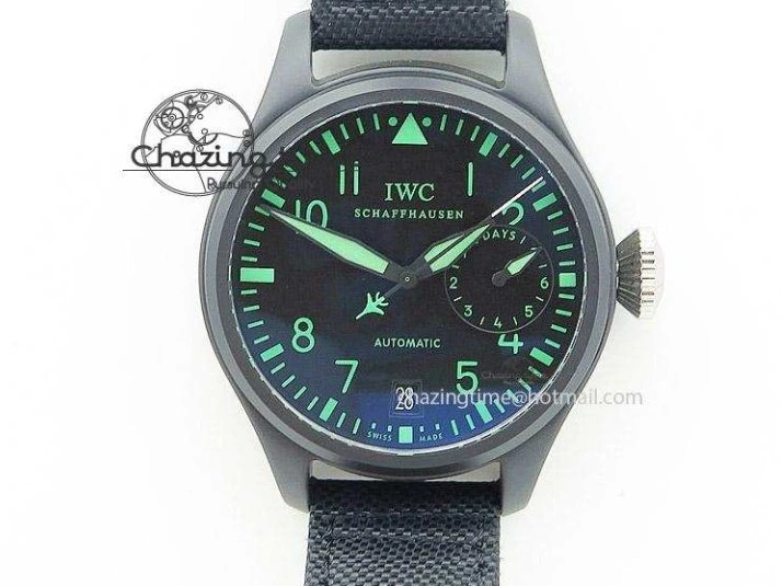 MIROTIME 0224 SportInspired Portofino IW458101 RG MK 1:1 Best Edition Gray Dial On Brown Leather Strap MIYOTA 7165